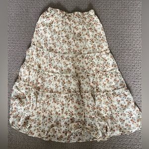MIDI skirt, floral, small